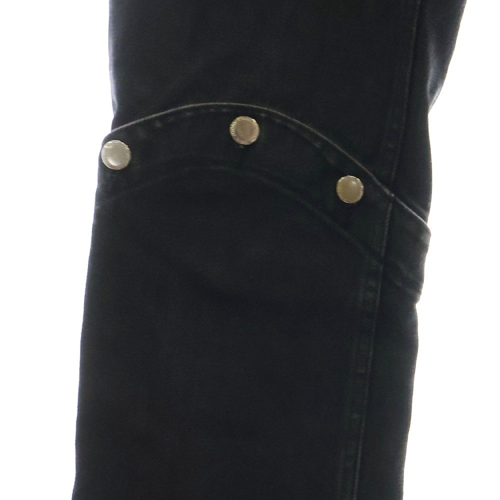 JOHN LAWRENCE SULLIVAN(ジョンローレンスサリバン) KNEE BUTTON JEANS ニーボタン デニムパンツ ブラック 2A011-0321-15