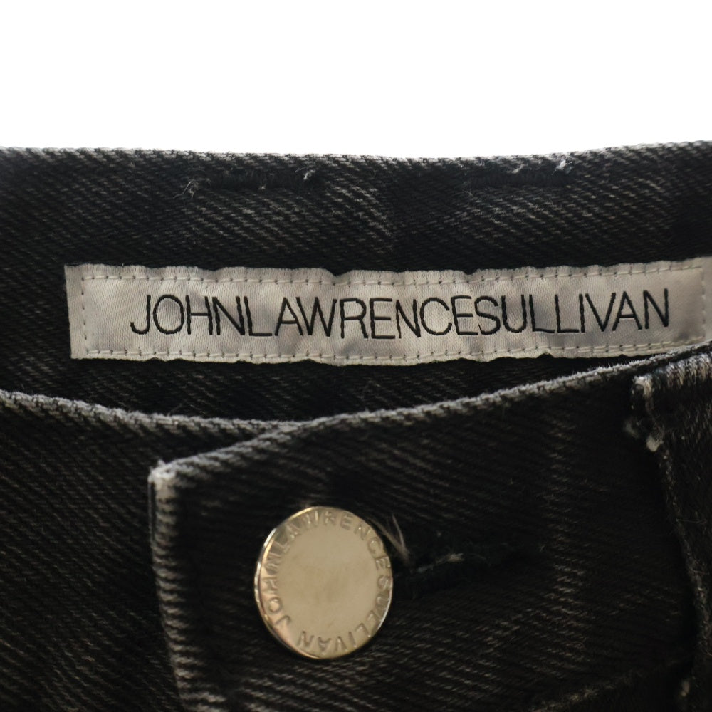 JOHN LAWRENCE SULLIVAN(ジョンローレンスサリバン) KNEE BUTTON JEANS ニーボタン デニムパンツ ブラック 2A011-0321-15
