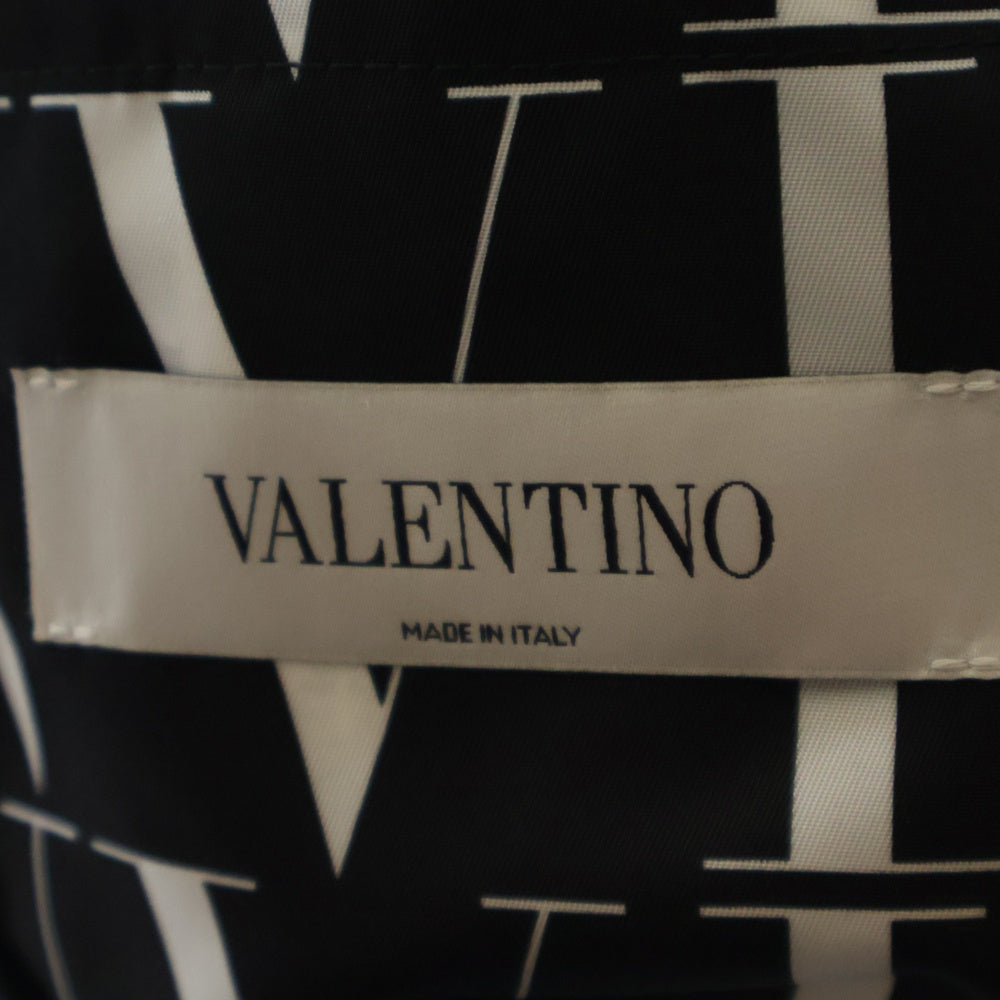 VALENTINO(ヴァレンチノ) 総柄 ボンバージャケット ブルゾン ブラック/ホワイト UV3CIF156G4