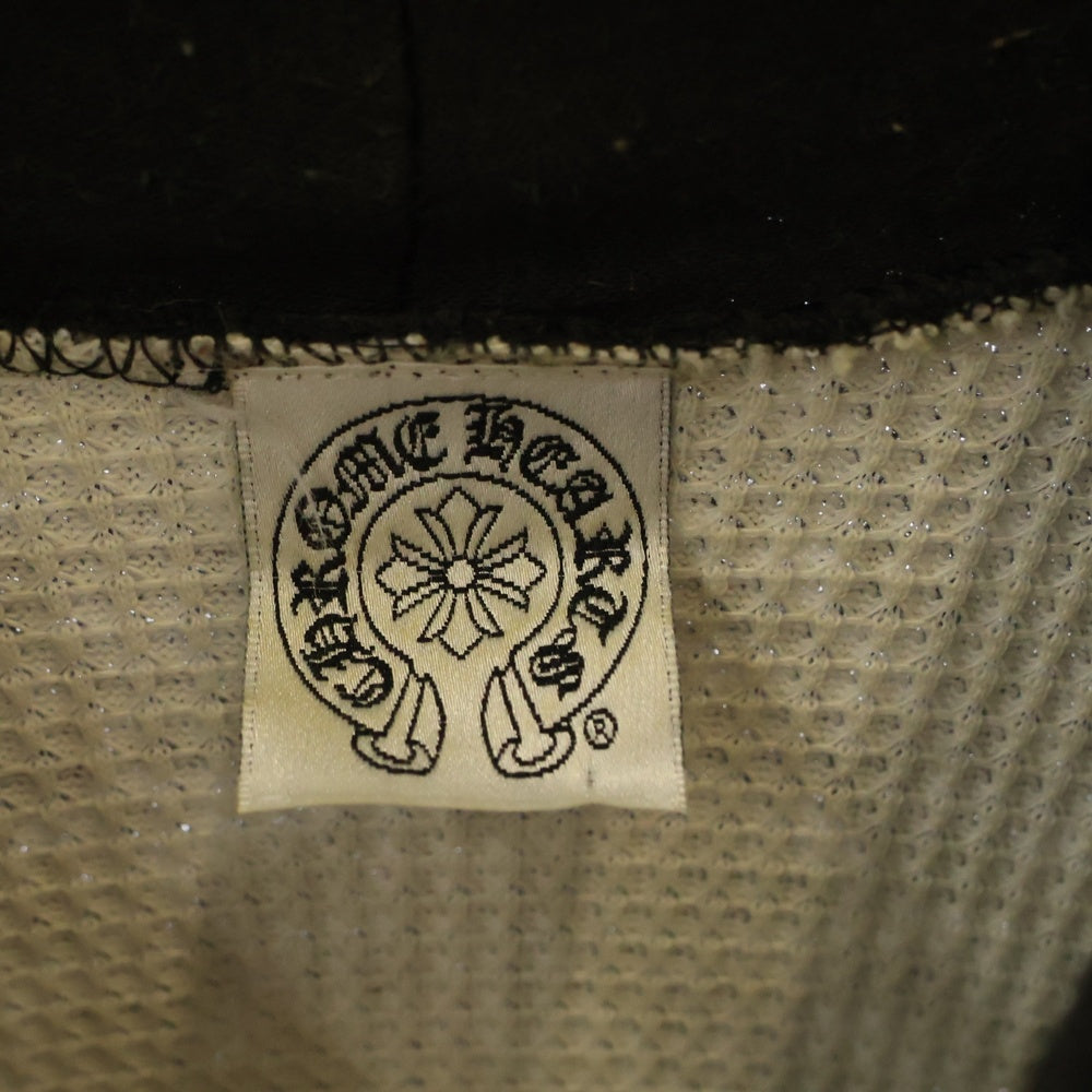 CHROME HEARTS(クロムハーツ) OLD FUCK YOU SWTSHRT HD オールド ファックユー ヴァインダガープリント 裏地サーマル スウェット プルオーバーパーカー ブラック