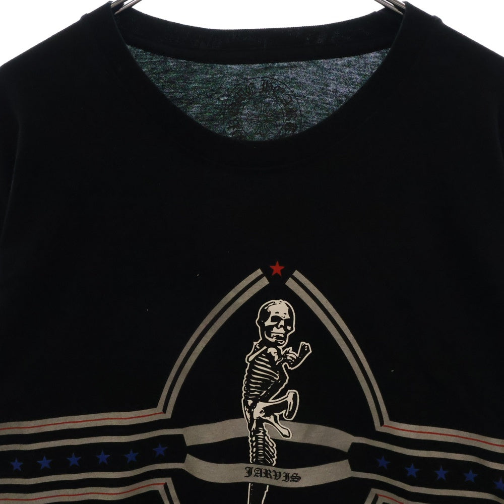 CHROME HEARTS(クロムハーツ) FOTI JARVIS フォティ ジャービス 長袖ロンT カットソー フロントプリント ブラック