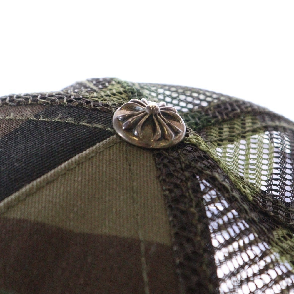 CHROME HEARTS(クロムハーツ) TRUCKER CAP CHパッチ メッシュトラッカーキャップ 帽子 カーキ