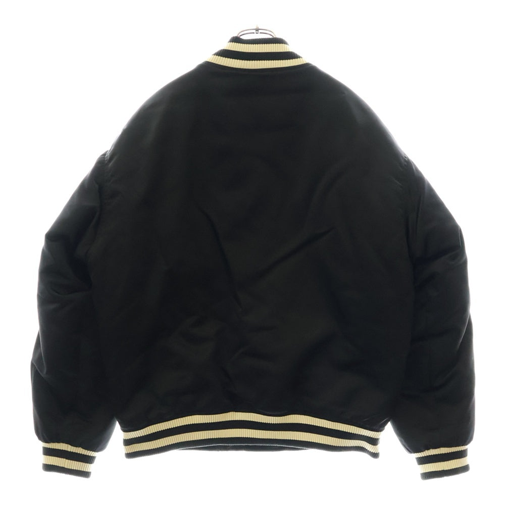 LOUIS VUITTON(ルイヴィトン) 24SS エンブロイダードナイロンベースボールブルゾン ジャケット ブラック RM241 GPD HQB71E