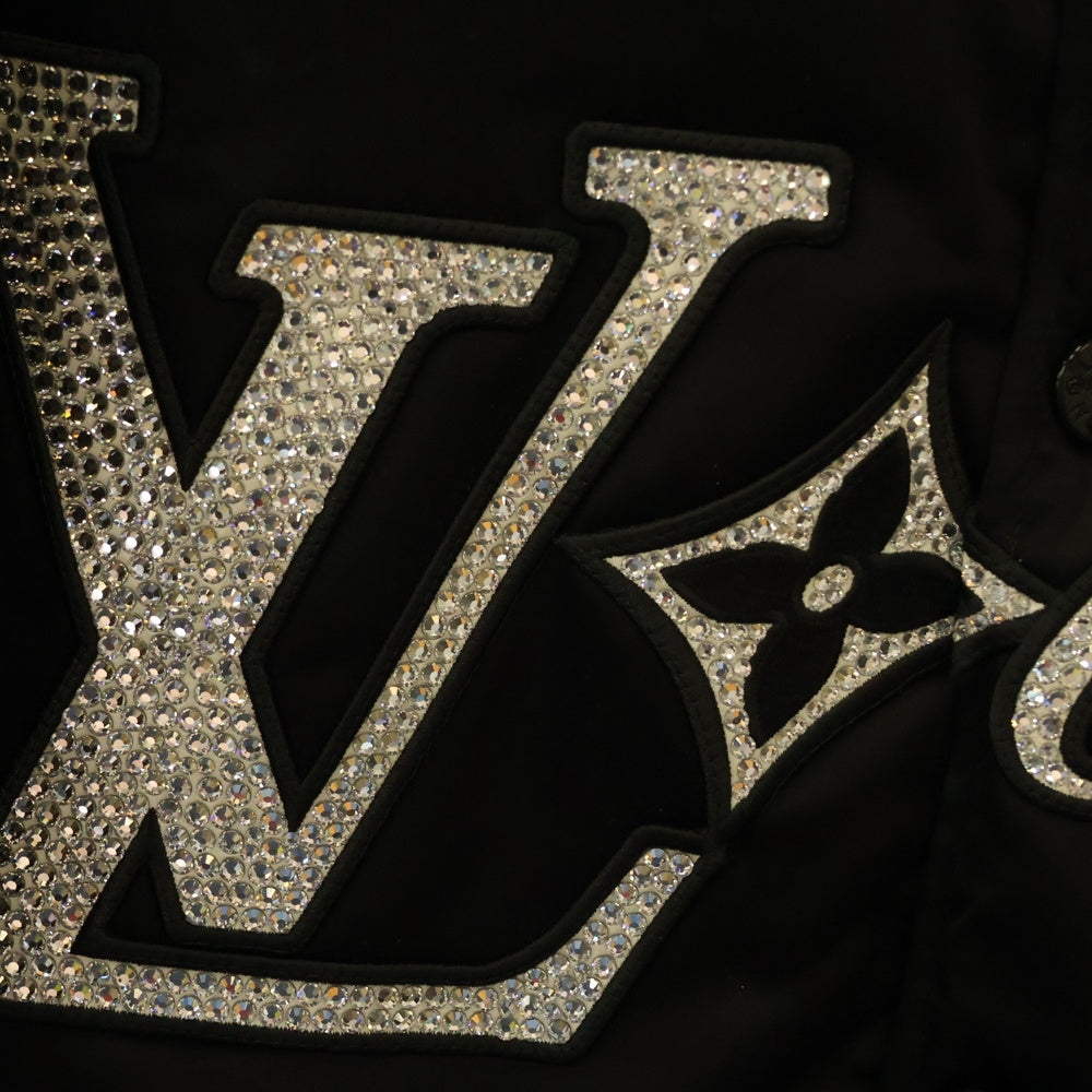 LOUIS VUITTON(ルイヴィトン) 24SS エンブロイダードナイロンベースボールブルゾン ジャケット ブラック RM241 GPD HQB71E