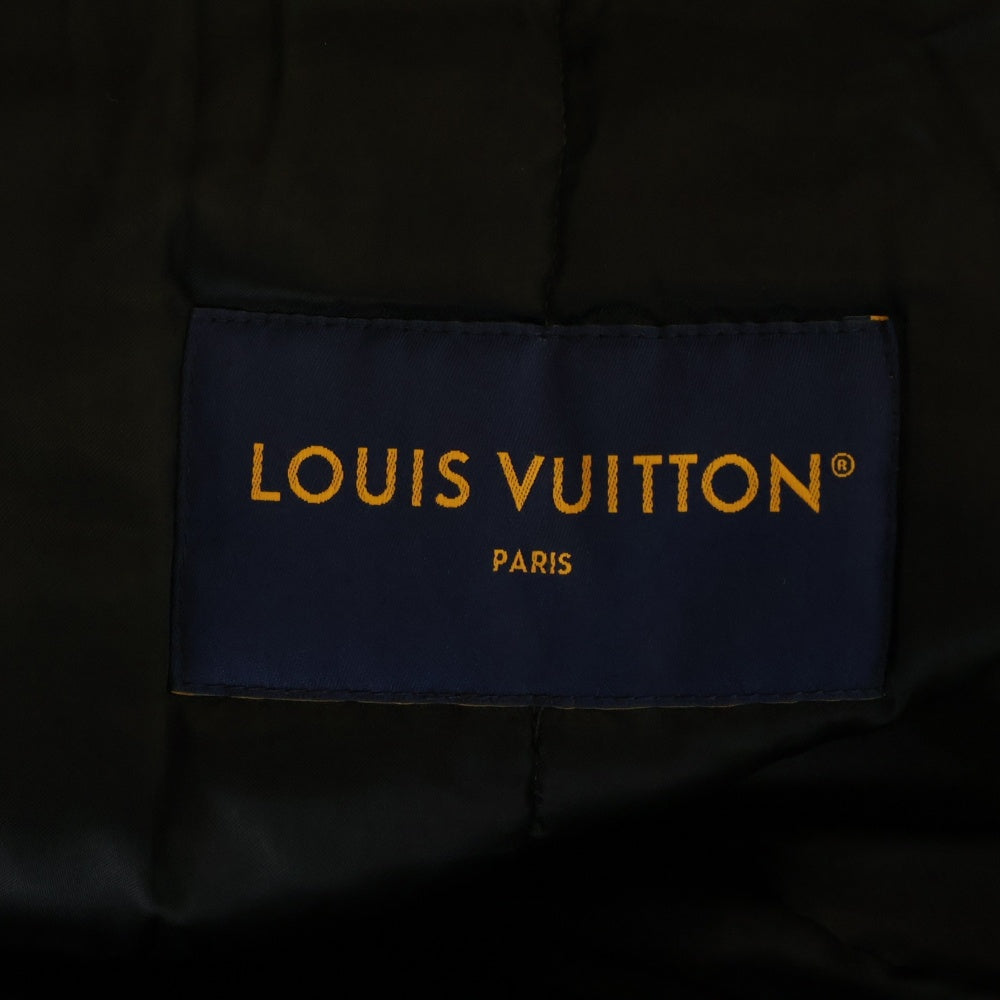 LOUIS VUITTON(ルイヴィトン) 24SS エンブロイダードナイロンベースボールブルゾン ジャケット ブラック RM241 GPD HQB71E