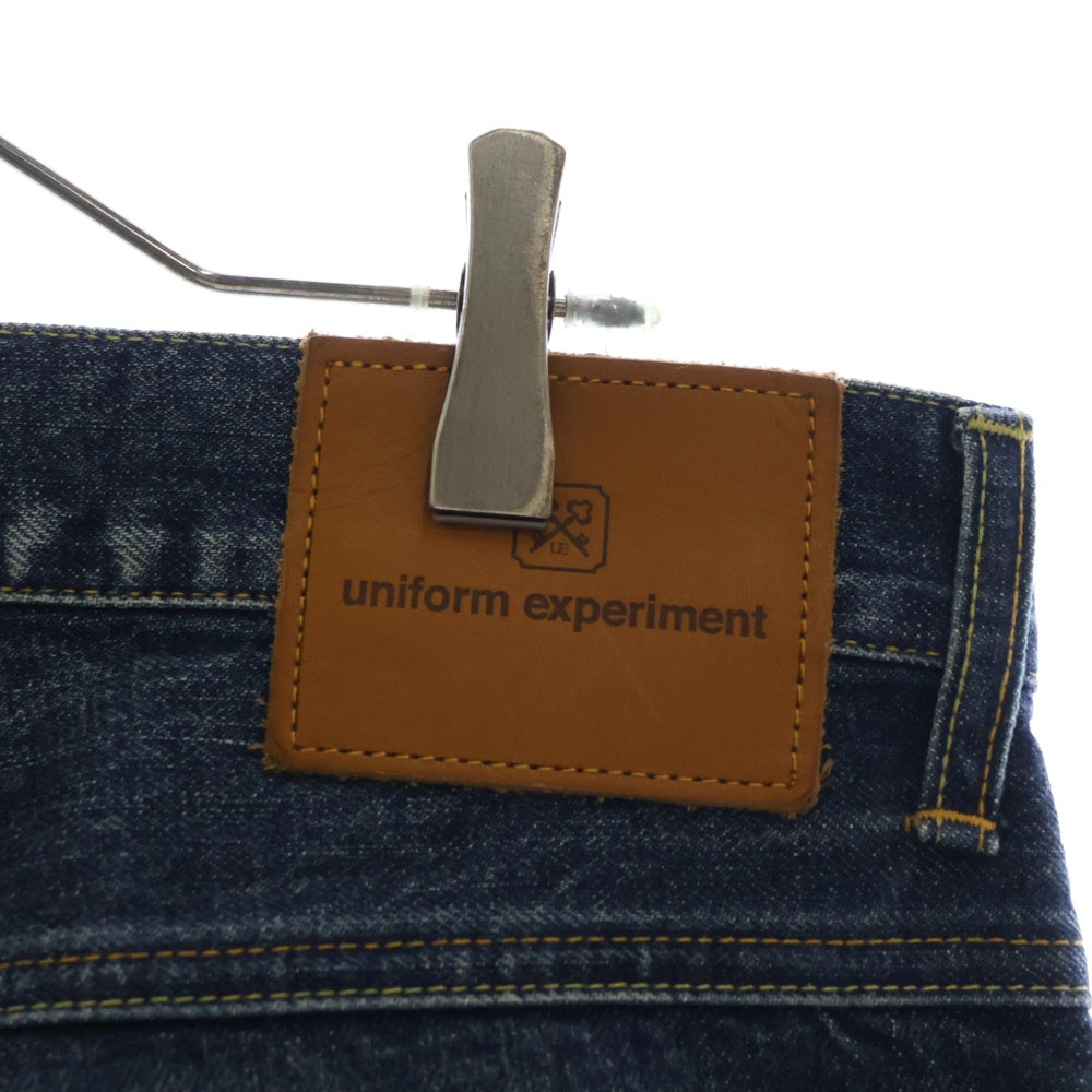 UNIFORM EXPERIMENT(ユニフォームエクスペリメント) ストレートデニムパンツ ジーンズ インディゴ UE-110036