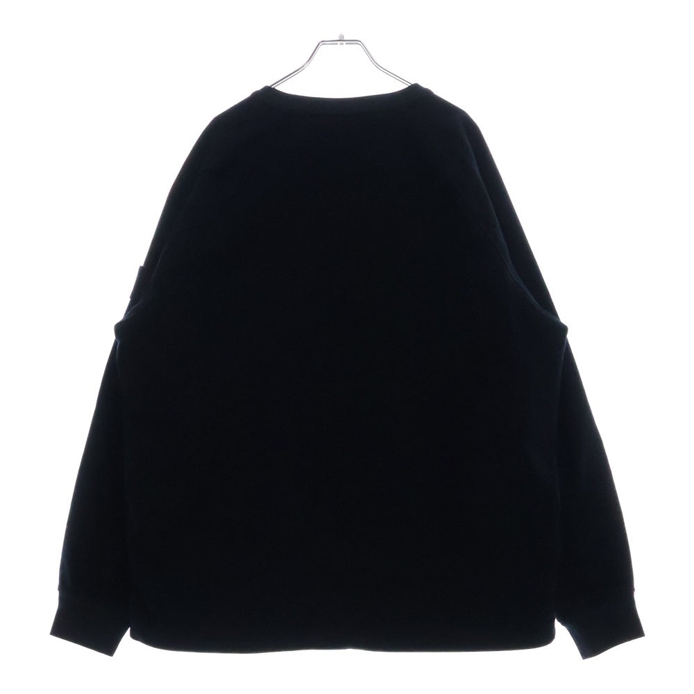 STONE ISLAND(ストーンアイランド) Ghost Crewneck Sweatshirt ゴーストピース ロゴワッペン クルーネックスウェットトレーナー ネイビー 7515618F3
