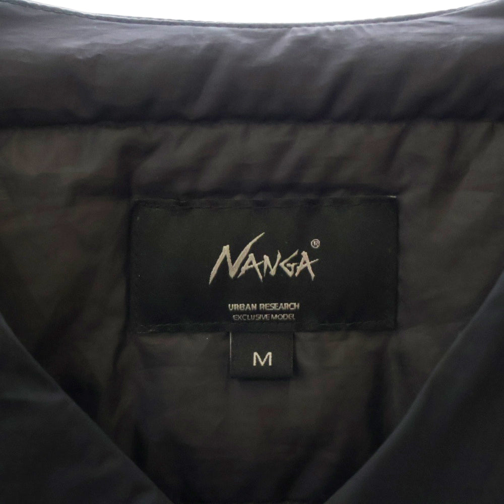 NANGA(ナンガ) ×URBAN RESEARCH INNER DOWN UR27-17M002 アーバンリサーチ別注 インナーダウンジャケット ブラック