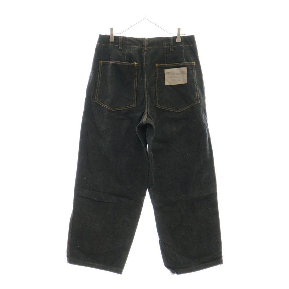 Y's for men(ワイズフォーメン) DENIM PANTS クラッシュ デニム パンツ ブラック MP-P07-041