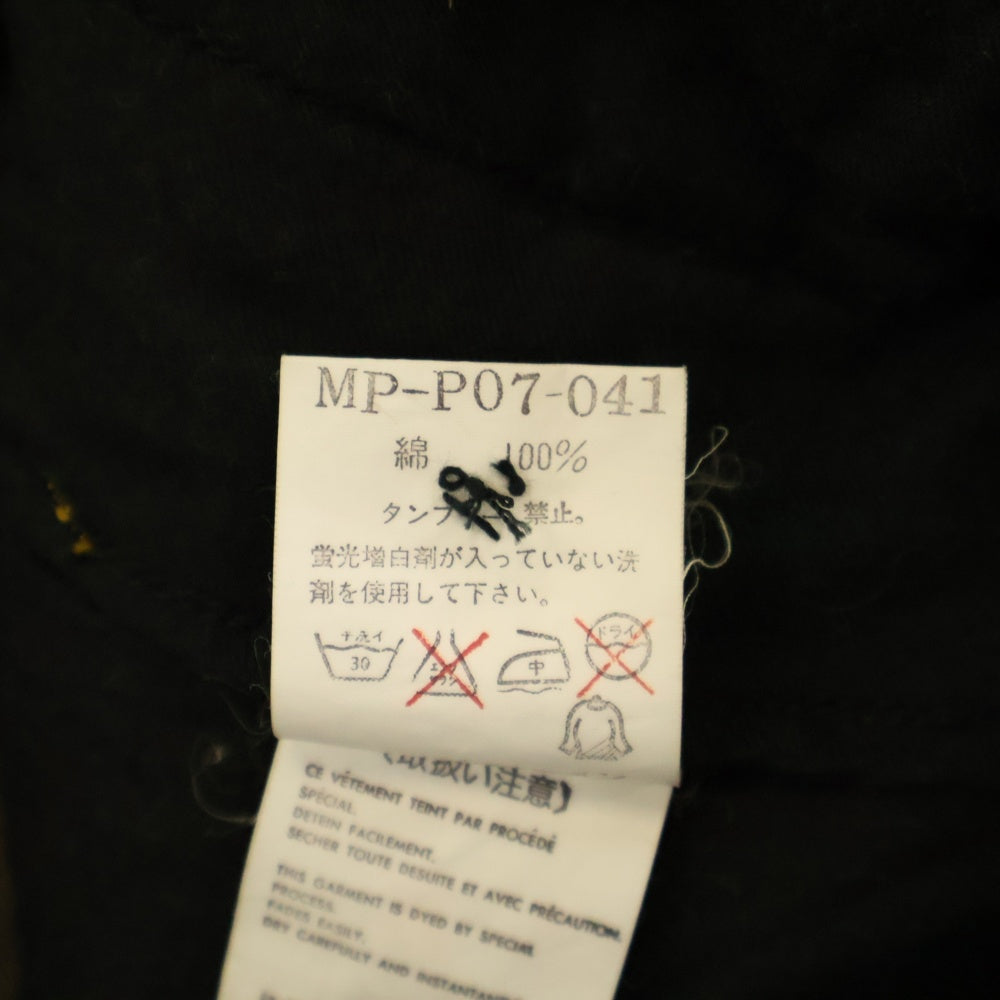 Y's for men(ワイズフォーメン) DENIM PANTS クラッシュ デニム パンツ ブラック MP-P07-041