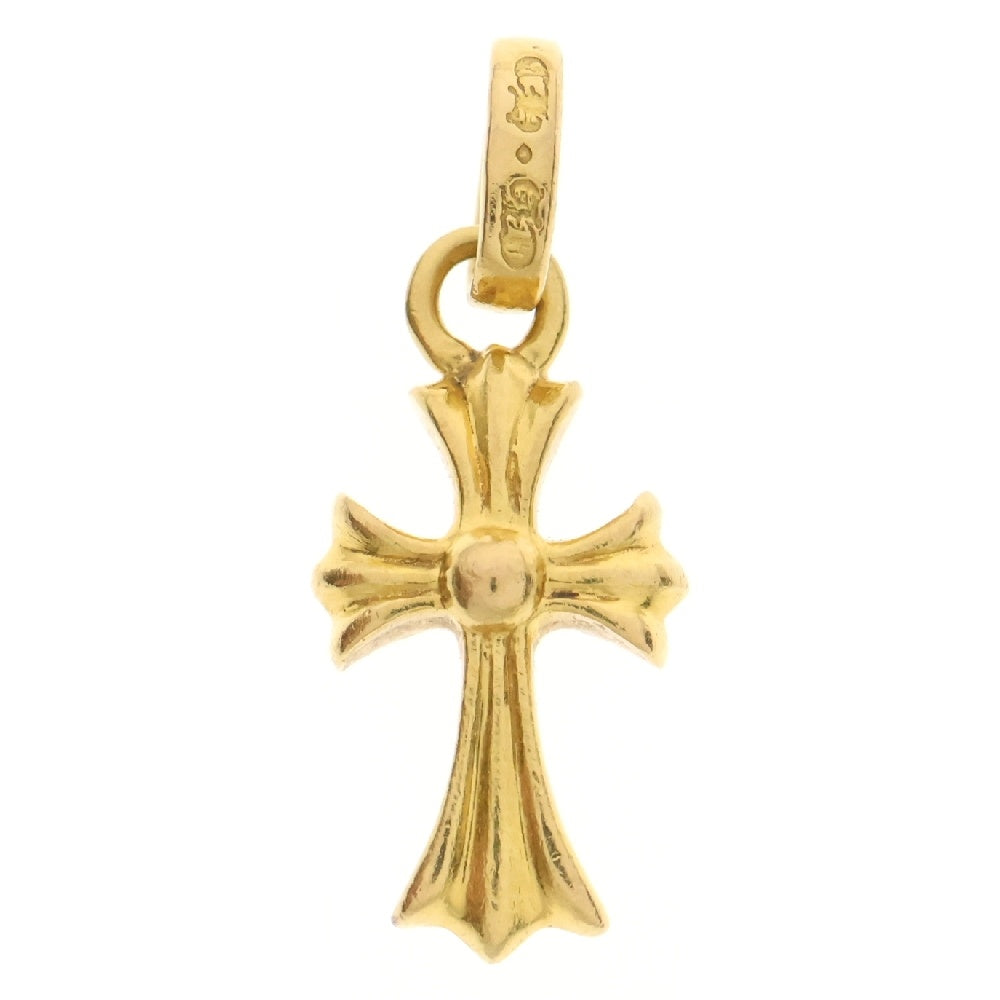 CHROME HEARTS(クロムハーツ) 22K CRS BBYFAT P/DIA ベイビーファットクロス PAVEダイヤ ペンダントトップ ゴールド BCA035