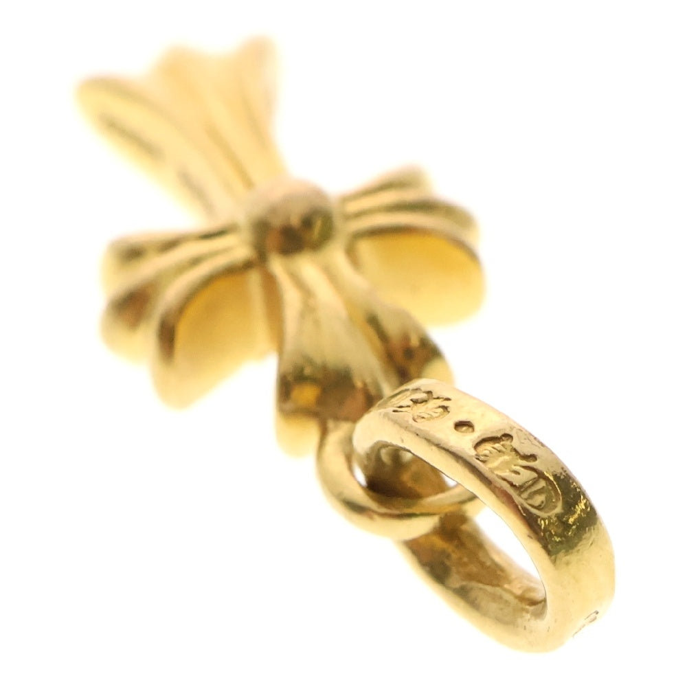 CHROME HEARTS(クロムハーツ) 22K CRS BBYFAT P/DIA ベイビーファットクロス PAVEダイヤ ペンダントトップ ゴールド BCA035