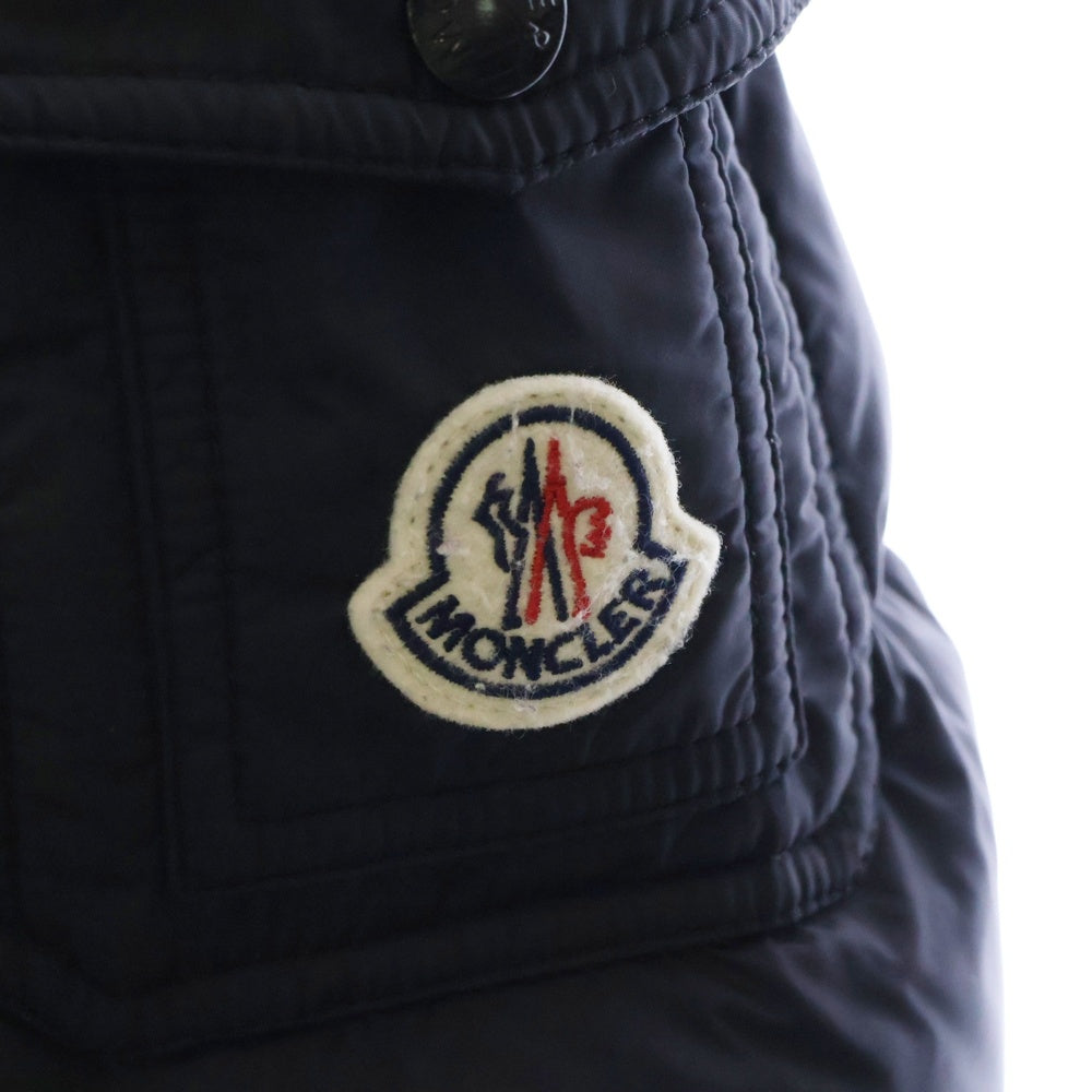 MONCLER(モンクレール) 19AW MARQUE GIUBBOTTO ファーフーディー ジップアップ ダウンジャケット ブラック E20914137825