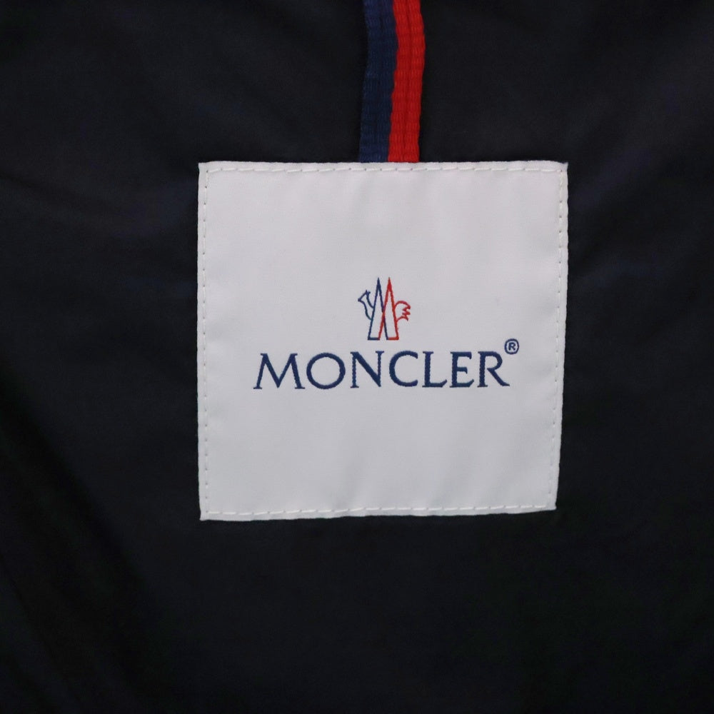 MONCLER(モンクレール) 19AW MARQUE GIUBBOTTO ファーフーディー ジップアップ ダウンジャケット ブラック E20914137825