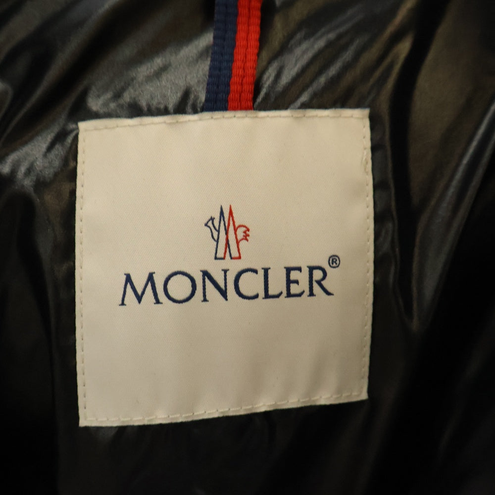 MONCLER(モンクレール) 21AW IDIL GIUBBOTTO フード付き ジップアップ ダウンジャケット ブラック G20911A00094