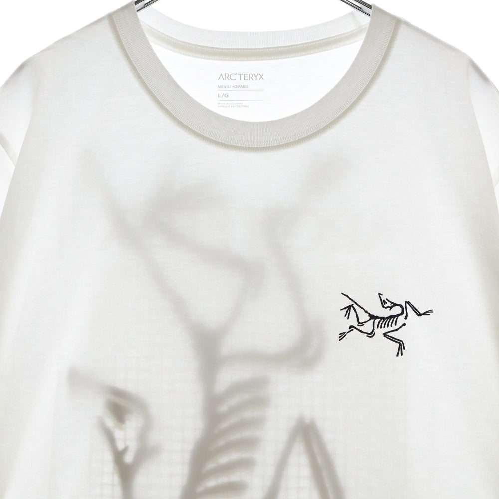 ARC'TERYX(アークテリクス) 24SS ARC'MULTI BIRD LOGO SS M アークマルチバード ロゴ 半袖Tシャツカットソー ホワイト