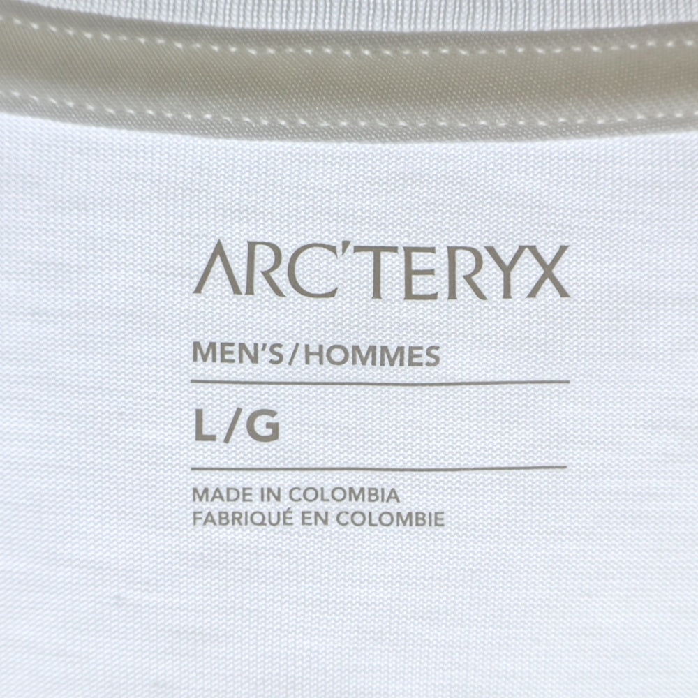 ARC'TERYX(アークテリクス) 24SS ARC'MULTI BIRD LOGO SS M アークマルチバード ロゴ 半袖Tシャツカットソー ホワイト
