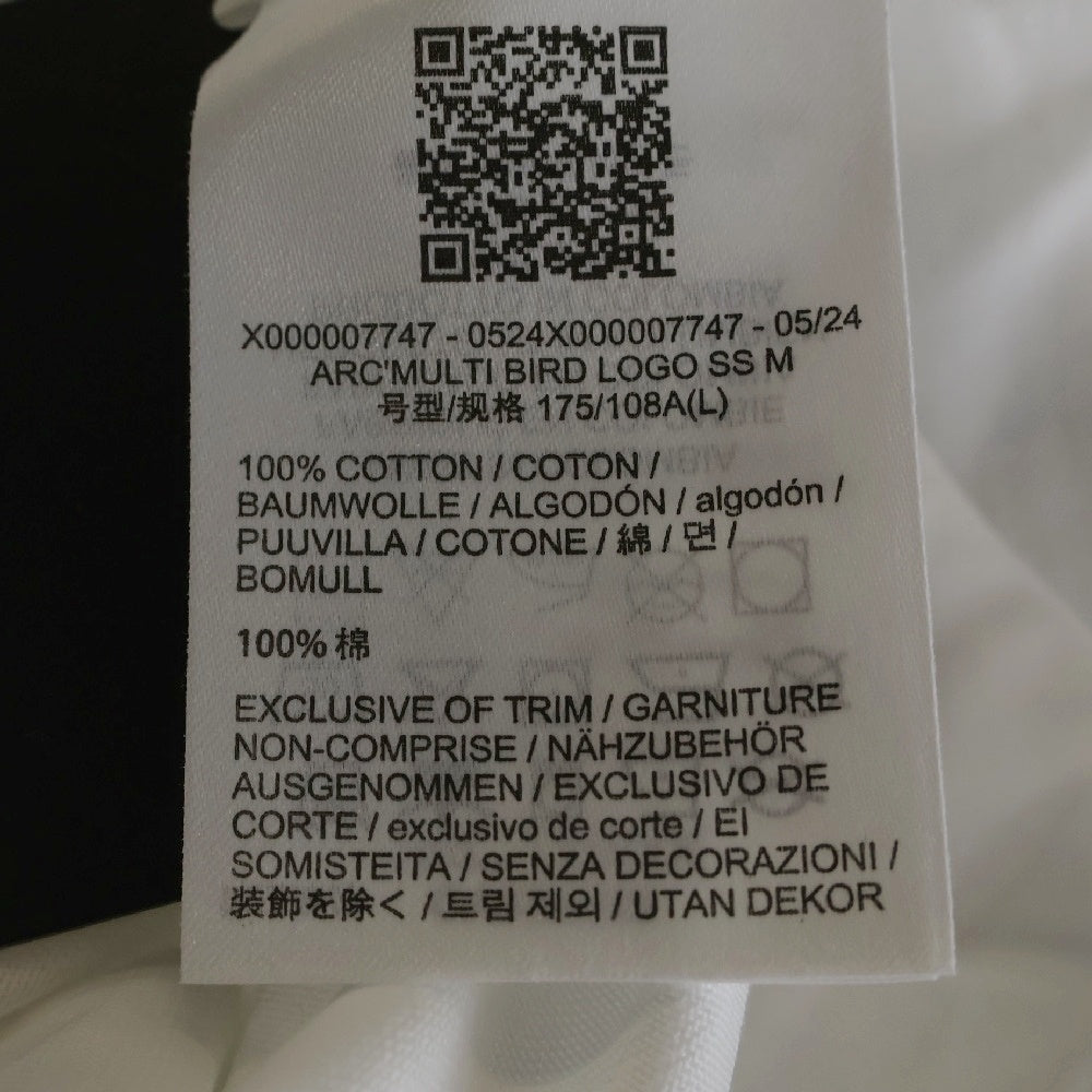 ARC'TERYX(アークテリクス) 24SS ARC'MULTI BIRD LOGO SS M アークマルチバード ロゴ 半袖Tシャツカットソー ホワイト