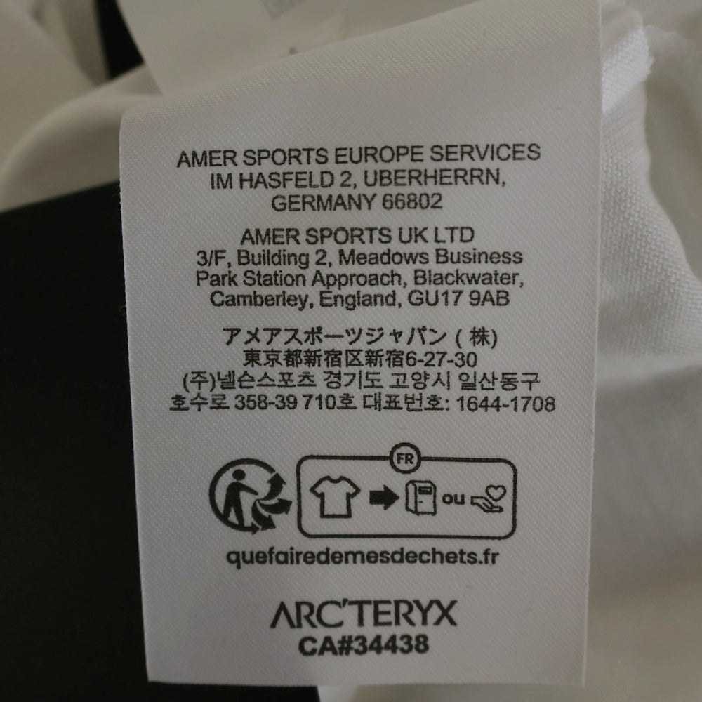 ARC'TERYX(アークテリクス) 24SS ARC'MULTI BIRD LOGO SS M アークマルチバード ロゴ 半袖Tシャツカットソー ホワイト
