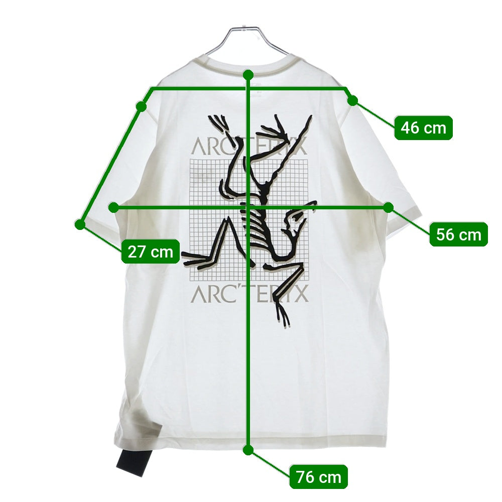 ARC'TERYX(アークテリクス) 24SS ARC'MULTI BIRD LOGO SS M アークマルチバード ロゴ 半袖Tシャツカットソー ホワイト