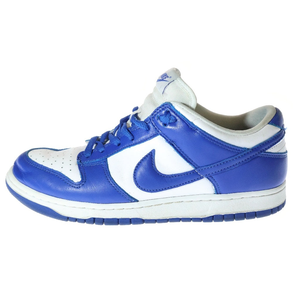NIKE(ナイキ) DUNK LOW SP Varsity Royal/Kentucky CU1726-100 ダンク ロー SP バーシティロイヤル/ケンタッキー ローカットスニーカー ホワイト/ブルー US8.5/26.5cm