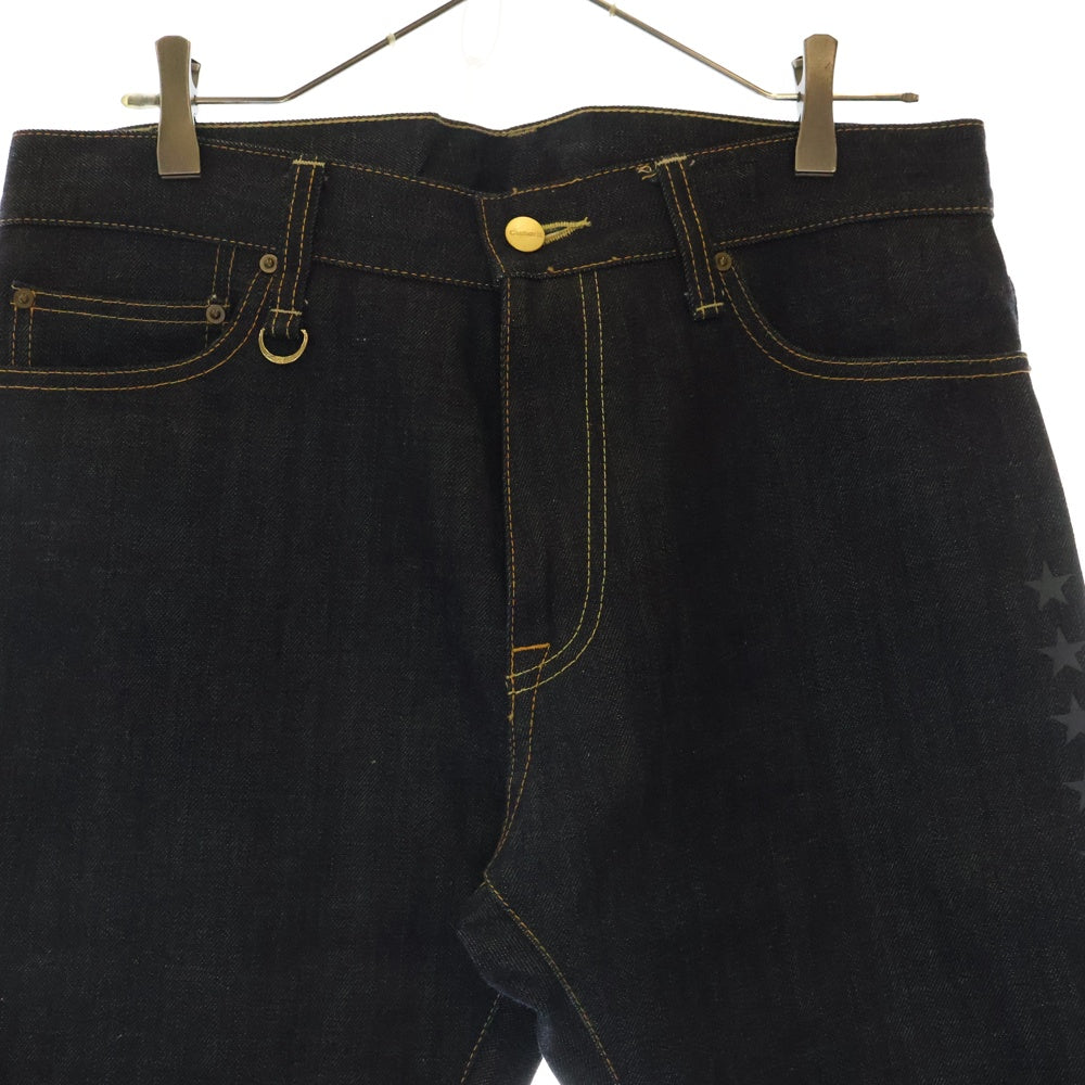 UNIFORM EXPERIMENT(ユニフォームエクスペリメント) ×Carhartt DENIM KLONDIKE RIGID PANT カーハート リジッドテーパードデニムパンツ インディゴ UE-123132
