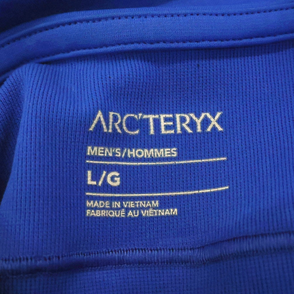 ARC'TERYX(アークテリクス) MOTUS AR ZIP NECK LS モータスAR ハーフジップネック長袖Tシャツ ブルー 25920