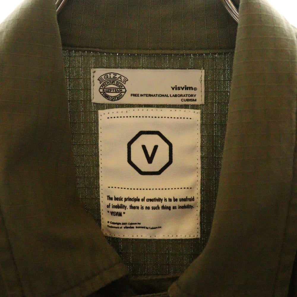 VISVIM(ヴィスヴィム) KILGORE JKT ボタンフライ ミリタリージャケット カーキ