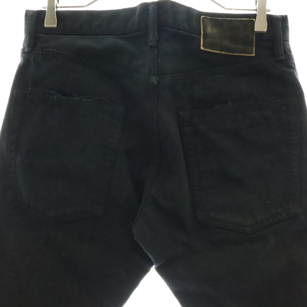 VISVIM(ヴィスヴィム) 20SS SOCIAL SCULPTURE 14 BLK DMGD-17 ソーシャル スカルプチャー ダメージ デニムパンツ ブラック 0120105005020