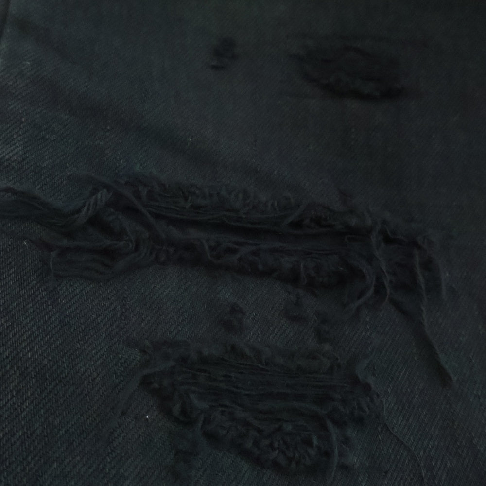 VISVIM(ヴィスヴィム) 20SS SOCIAL SCULPTURE 14 BLK DMGD-17 ソーシャル スカルプチャー ダメージ デニムパンツ ブラック 0120105005020