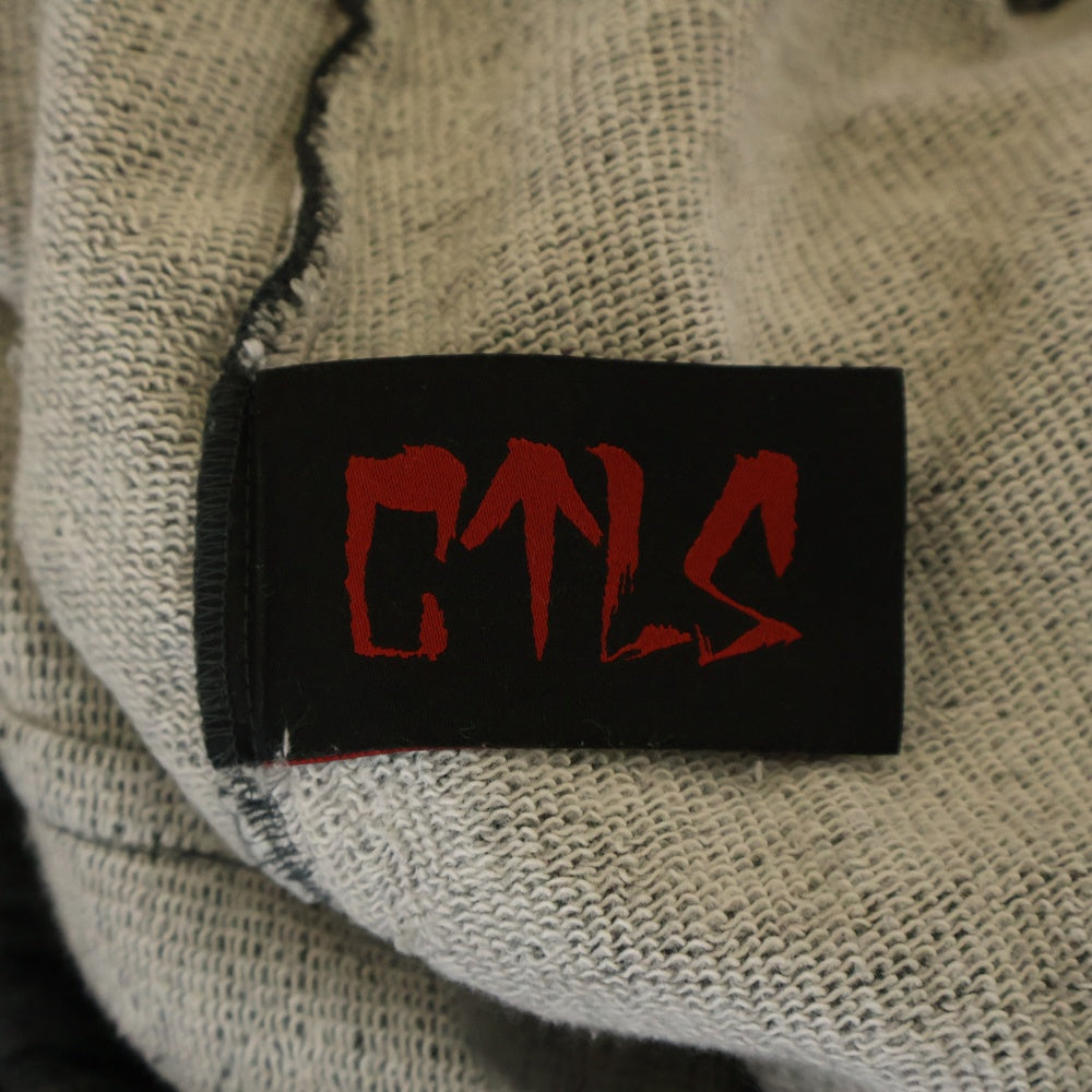 cvtvlist(カタリスト) 3D LOGO USUAL PANTS ロゴ刺? スウェットパンツ グレー 230109RF05