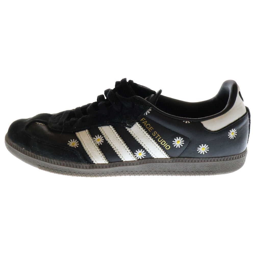 adidas(アディダス) ×ATMOS ×FACE SAMBA アトモス フェイス サンバ ローカットスニーカー ブラック US8/26cm HO3848