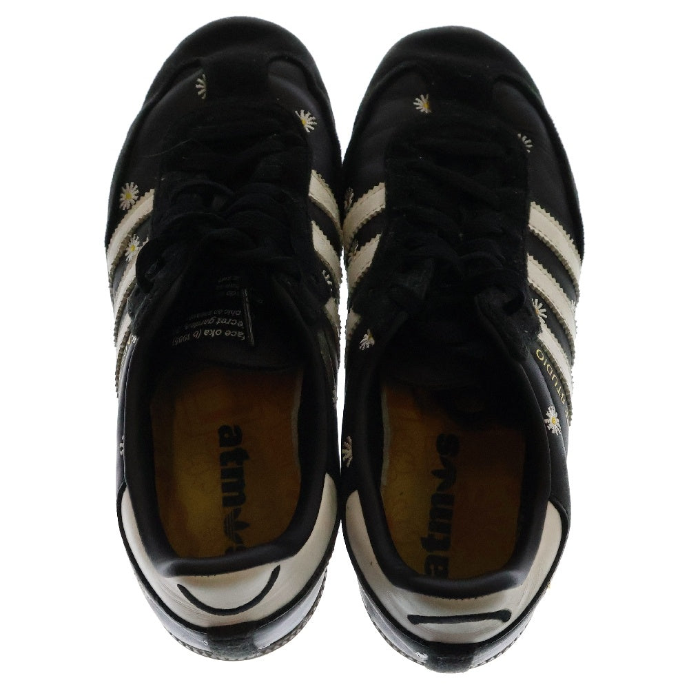 adidas(アディダス) ×ATMOS ×FACE SAMBA アトモス フェイス サンバ ローカットスニーカー ブラック US8/26cm HO3848
