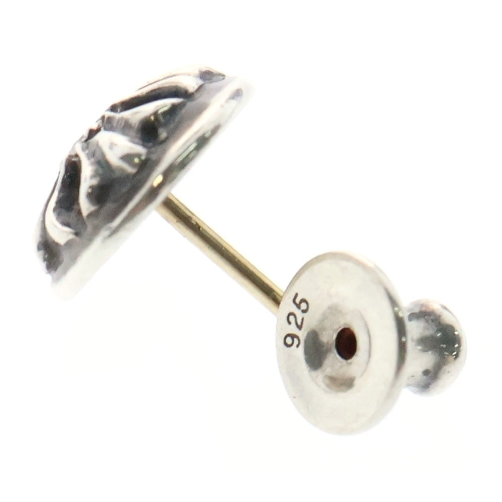 CHROME HEARTS(クロムハーツ) STUD CRSBLL 1/DIA クロスボールスタッドピアス 1ダイヤ シルバー