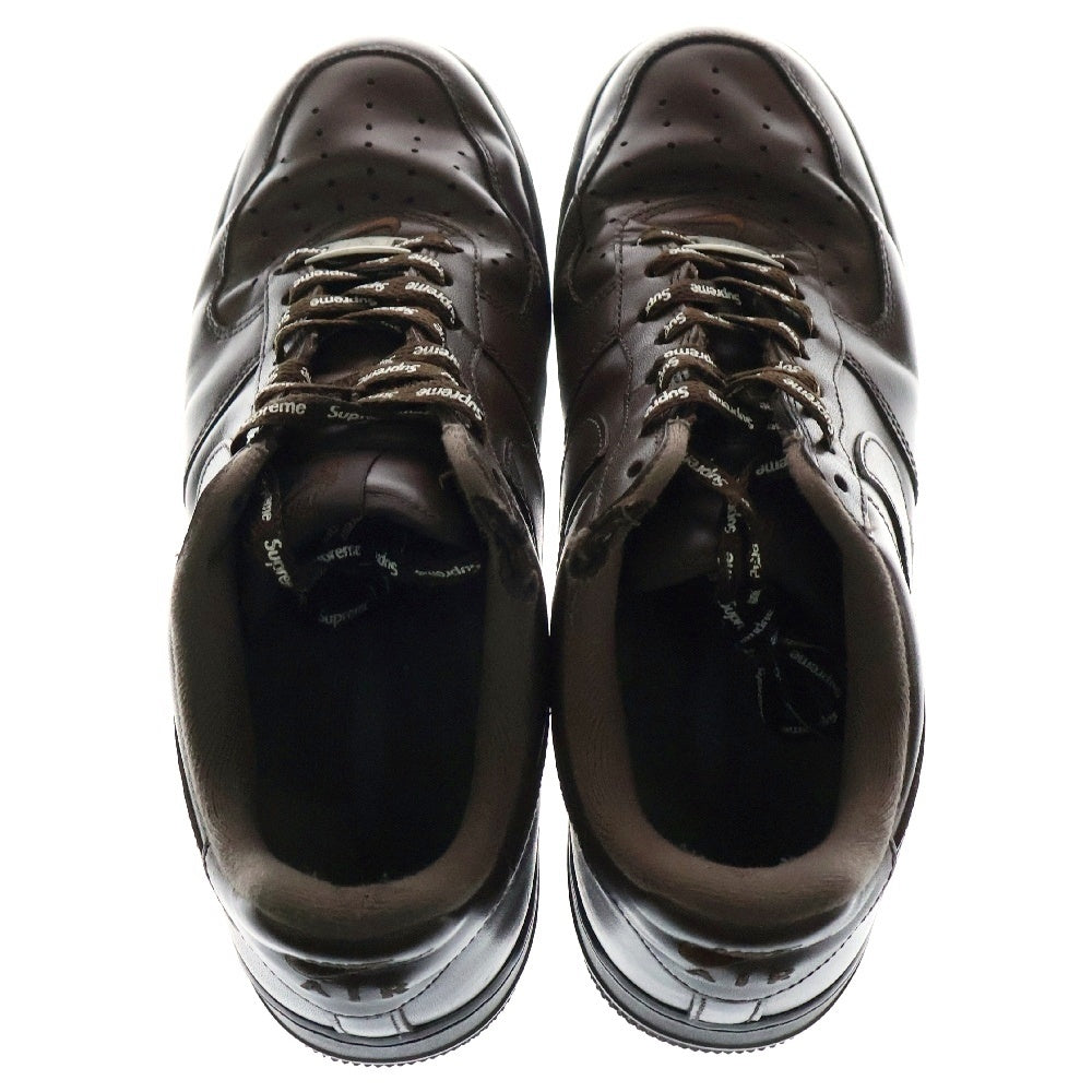 SUPREME(シュプリーム) 23AW×SUPREME AIR FORCE 1 LOW BAROQUE BROWN シュプリーム エアフォース1 ローカットスニーカー ブラウン CU9225-200 US10/28.0cm