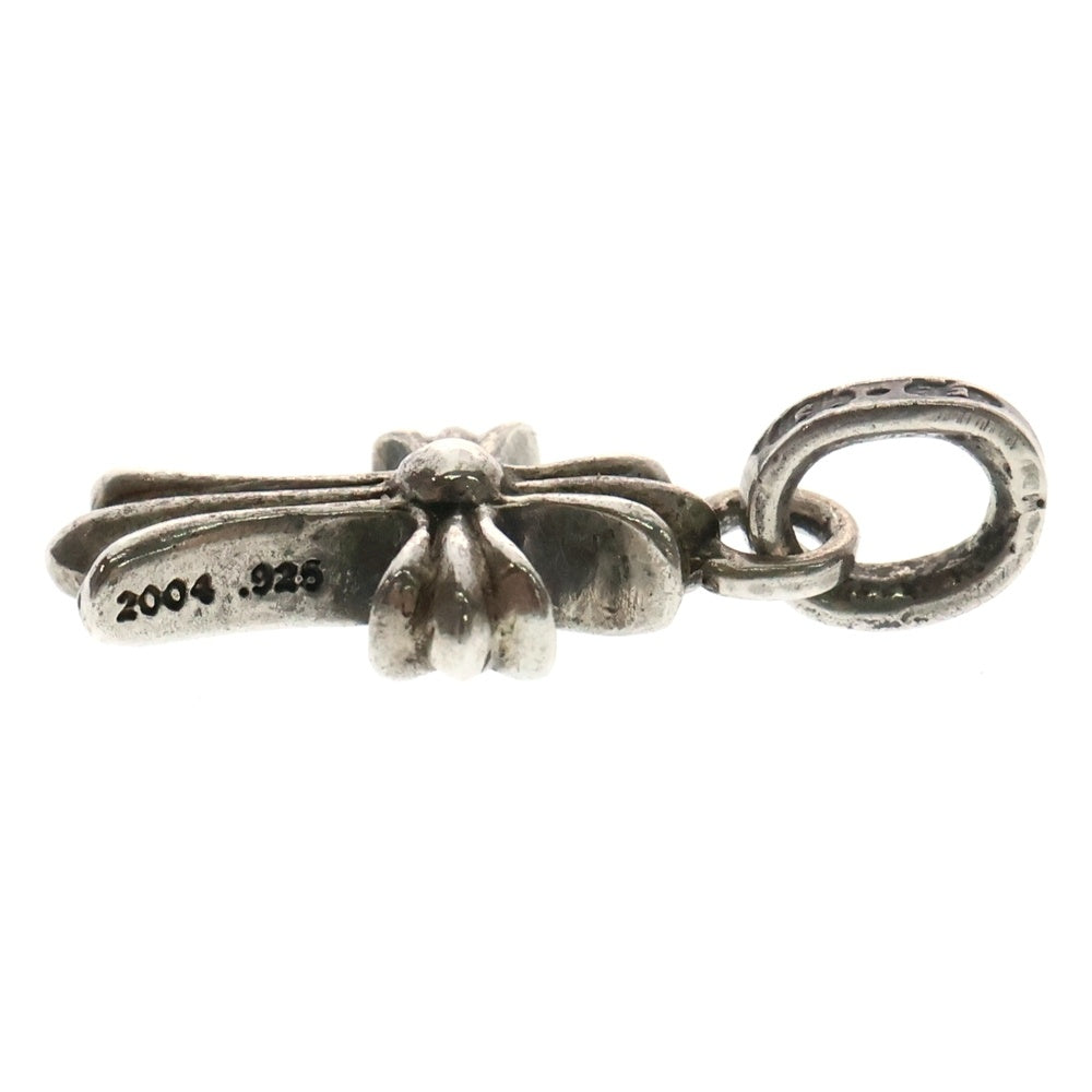 CHROME HEARTS(クロムハーツ) CRS BBYFAT P SAP ベイビーファットクロス PAVEサファイア ペンダントトップ シルバー/ブルー BCA236