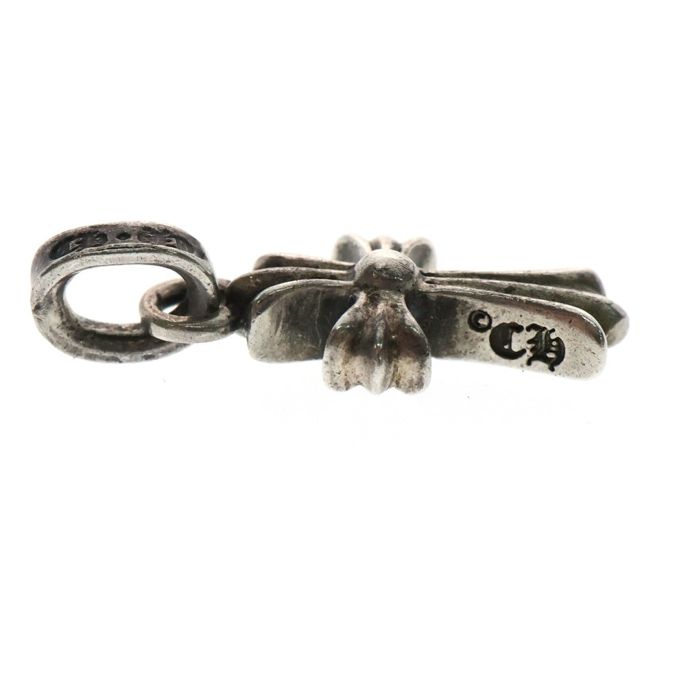 CHROME HEARTS(クロムハーツ) CRS BBYFAT P SAP ベイビーファットクロス PAVEサファイア ペンダントトップ シルバー/ブルー BCA236