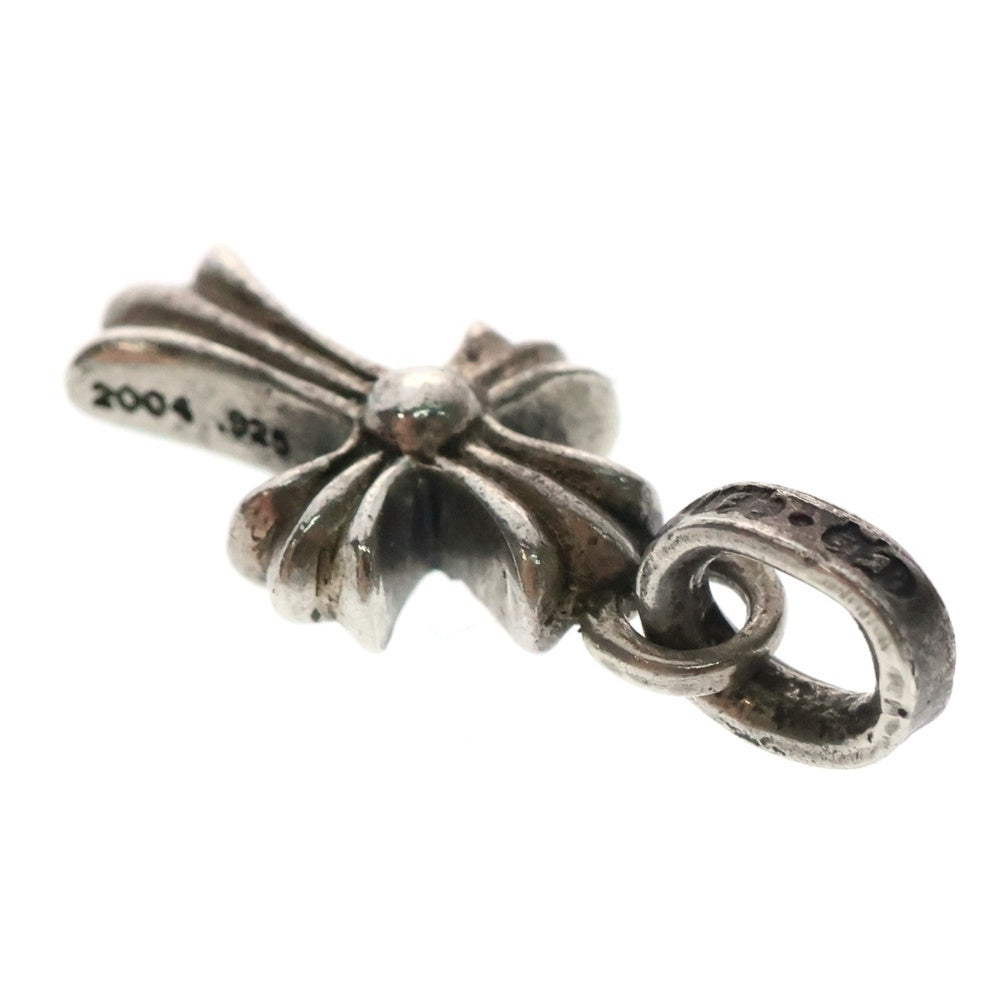 CHROME HEARTS(クロムハーツ) CRS BBYFAT P SAP ベイビーファットクロス PAVEサファイア ペンダントトップ シルバー/ブルー BCA236