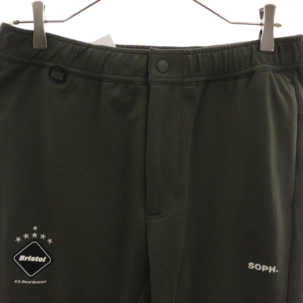 F.C.R.B./F.C.Real Bristol/FCRB(エフシーアールビー/エフシーレアルブリストル) 24SS PDK SHIRRING HEM PANTS スウェットパンツ カーキ FCRB-240005