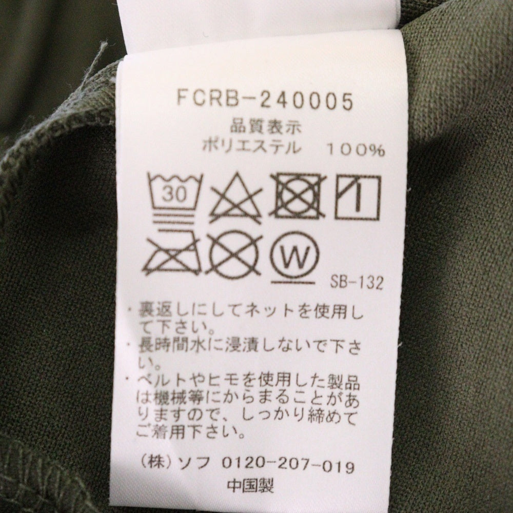 F.C.R.B./F.C.Real Bristol/FCRB(エフシーアールビー/エフシーレアルブリストル) 24SS PDK SHIRRING HEM PANTS スウェットパンツ カーキ FCRB-240005