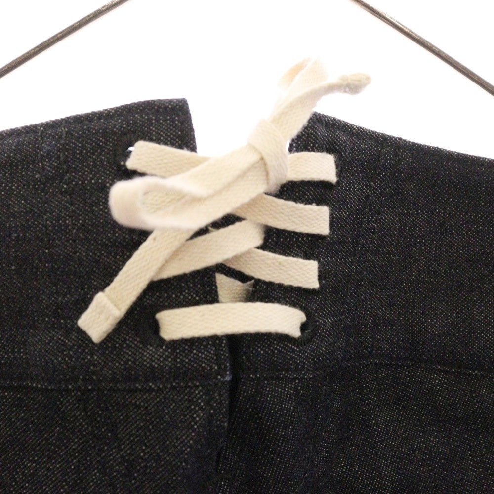 VISVIM(ヴィスヴィム) 22SS SS HOLMAN PANTS UNWASHED 0122105005018 センタープレス ストレートデニムパンツ インディゴ