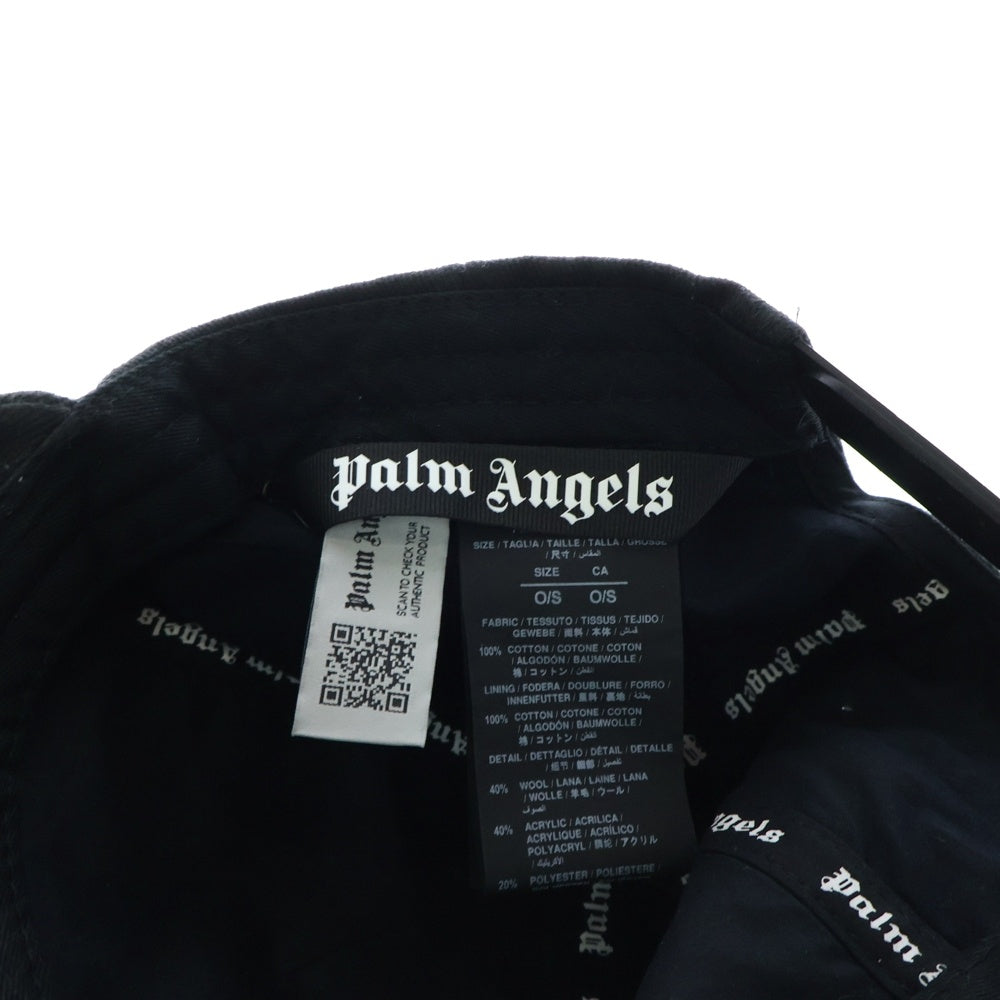 Palm Angels(パームエンジェルス) 21AW Bear cap ベアーキャップ キャップ ブラック PMLB050F21FAB001