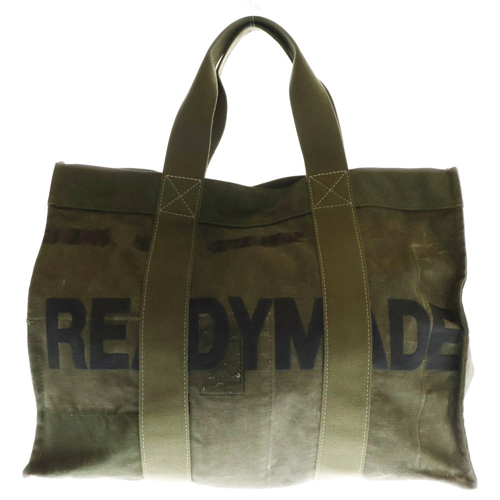 READY MADE(レディメイド) EASY TOTE L ビッグ イージートートバッグ カーキ