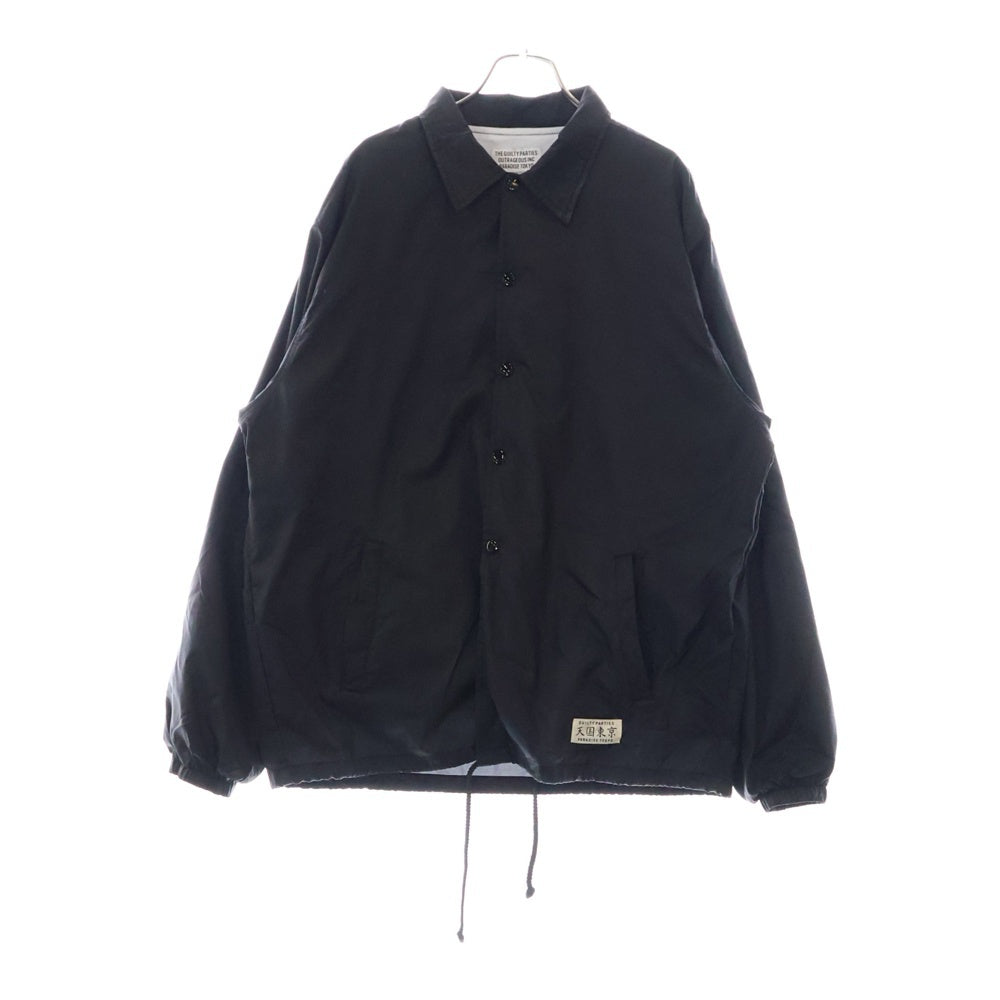 WACKO MARIA(ワコマリア) 23AW COACH JACKET コーチジャケット ブラック 23FWE-WMO-BL01