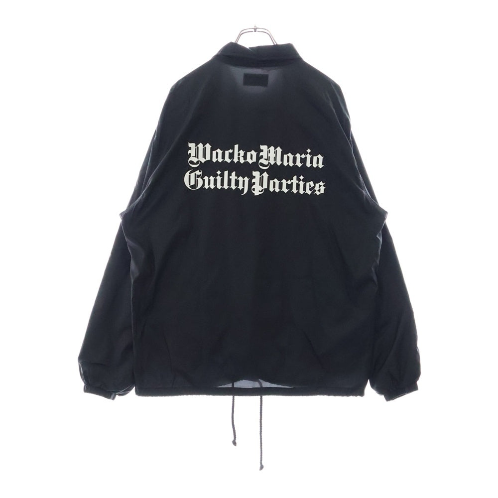 WACKO MARIA(ワコマリア) 23AW COACH JACKET コーチジャケット ブラック 23FWE-WMO-BL01