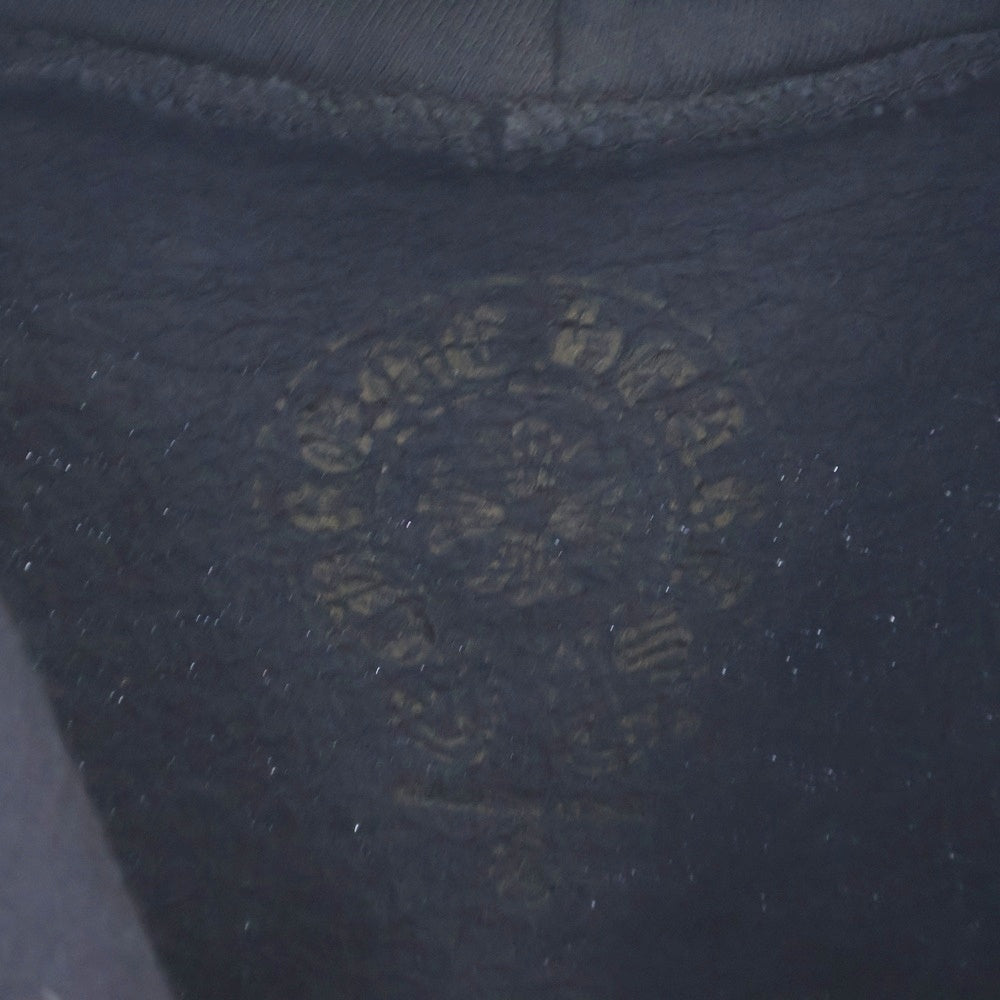 CHROME HEARTS(クロムハーツ) SWTSHRT PLVR プルオーバーパーカー 袖フローラルバックホースシューパーカー ネイビー/レッド
