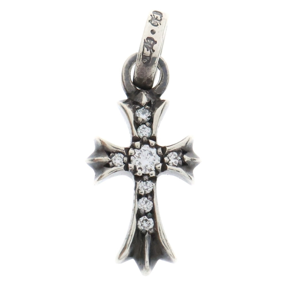 CHROME HEARTS(クロムハーツ) CRS BBYFAT P DMND ベイビーファット PAVEダイヤ ペンダントトップ シルバー BCA234