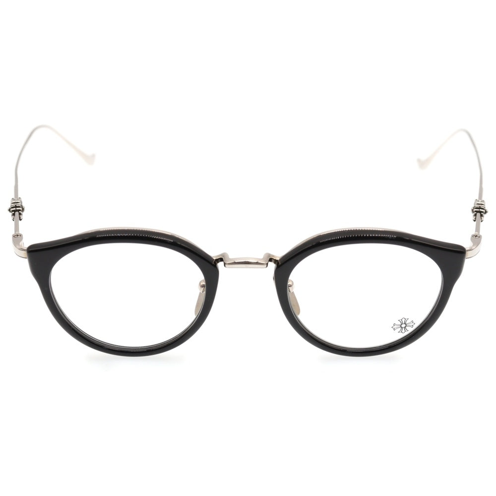 CHROME HEARTS(クロムハーツ) DIG BIG ディッグぐビッグ ボストンサングラス メガネ ブラック/シルバー