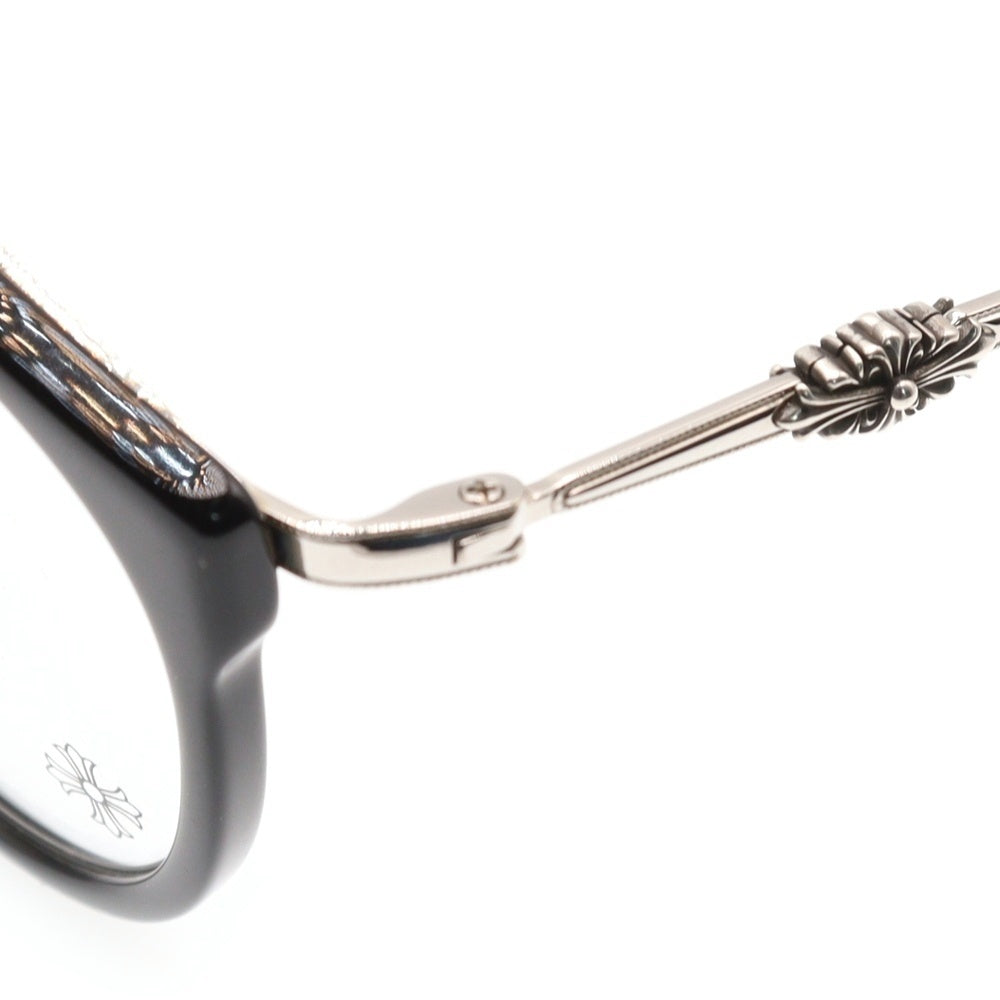 CHROME HEARTS(クロムハーツ) DIG BIG ディッグぐビッグ ボストンサングラス メガネ ブラック/シルバー