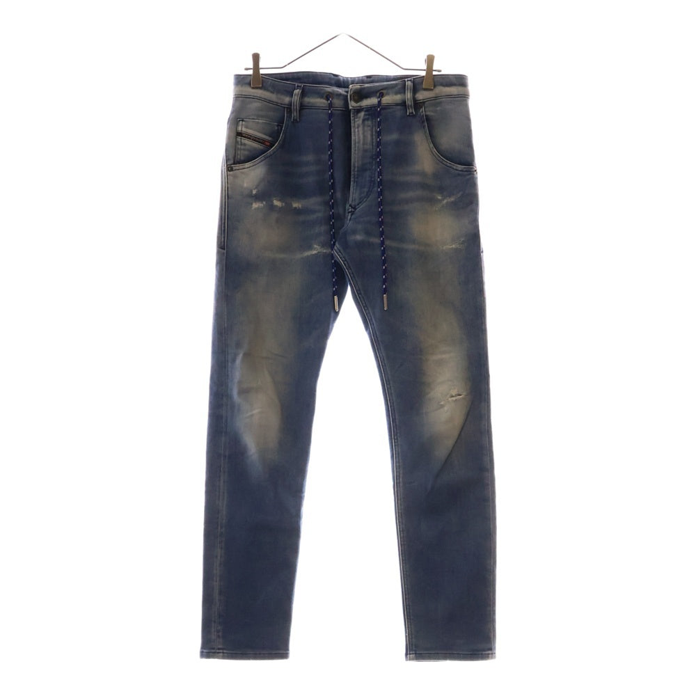 DIESEL(ディーゼル) KROOLEY-X-T JOGG JEANS スウェットジーンズ ジョグデニムパンツ インディゴ